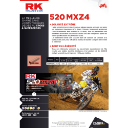 Chain RK step 520 type MXZ4 special offroad + quick hitch