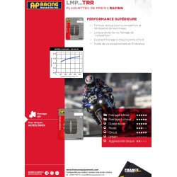 Plaquettes de frein AP Racing type LMP531TRR racing piste