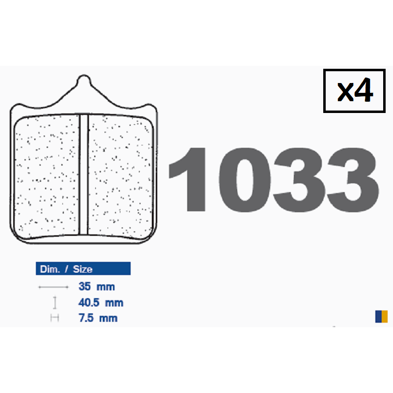 Front brake pads CL - Husqvarna 610 SM 2006-2010