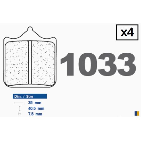 Front brake pads CL - Husqvarna STR 650 CRC 2007