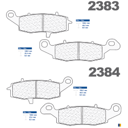 Front brake pads CL - Kawasaki VN 1600 Classic 2003-2008