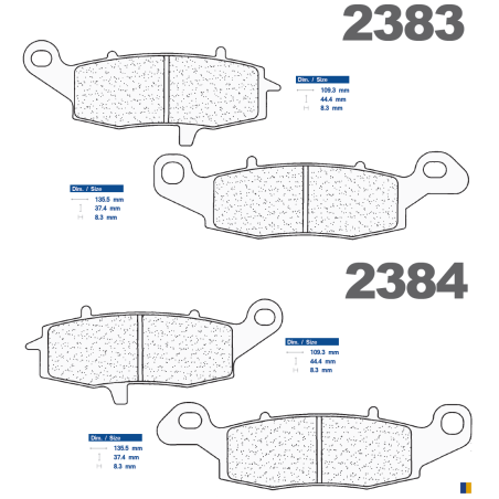 Plaquettes de frein avant CL - Kawasaki VN 1600 Classic 2003-2008