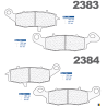 Front brake pads CL - Suzuki GSF 650 Bandit S/N /ABS 2005-2006