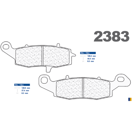 Front brake pads CL - Kawasaki VN 900 Vulcan /Classic 2006-2016
