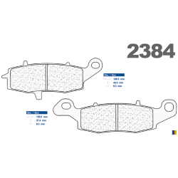 Brake pads Carbone Lorraine type 2384 A3+