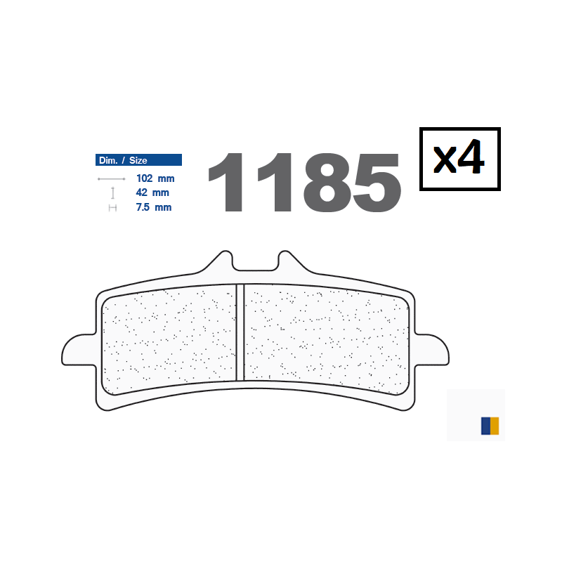 Plaquettes de frein avant CL - Aprilia RSV4 1000 Factory 2009-2010