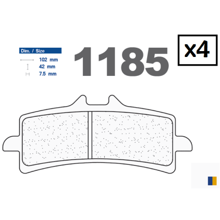 Front brake pads CL - Ducati 848 Evo 2010-2012