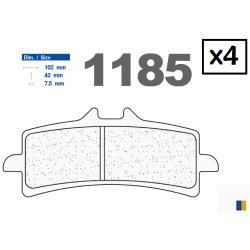 Plaquettes de frein avant CL - Ducati 848 Streetfighter Evo SP 2012-2015