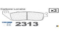 Carbone Lorraine rear brake pads - Yamaha 1700 MT-01 2005-2016