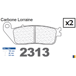 Plaquettes de frein Carbone Lorraine type 2313 RX3