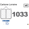 Plaquettes de frein Carbone Lorraine type 1033 XBK5