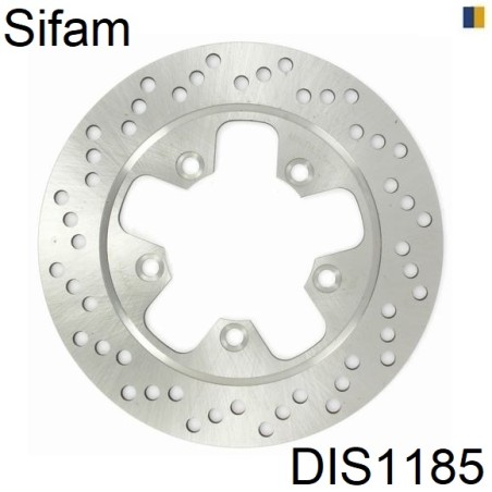 Sifam rear round brake disc - Suzuki GSF 650 Bandit S/N /ABS 2005-2016