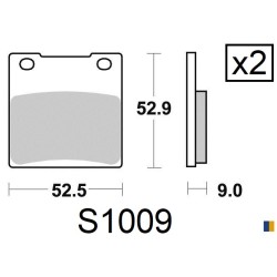 Kyoto rear brake pads - Hyosung GT 600 Comet 2002