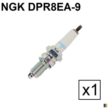 Spark plug NGK type DPR8EA-9 - Yamaha YFM 660 R Raptor 2001-2005