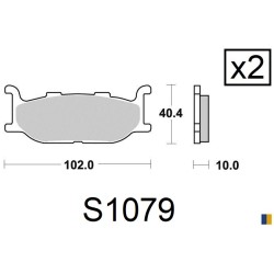 Kyoto front brake pads - Yamaha 950 SCR 2017-2018