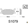 Plaquettes Kyoto de frein avant - Yamaha 950 SCR 2017-2018