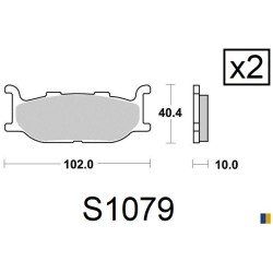 Plaquettes Kyoto de frein avant - Yamaha XV 535 Virago /S 1995-2003