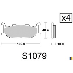 Kyoto front brake pads - Yamaha XV 1100 Virago 1994-1998