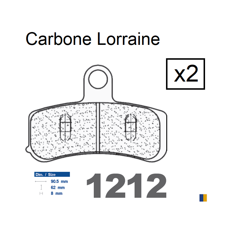 Plaquettes CL de frein avant Harley Davidson 1802 CVO Breakout 2013-2015