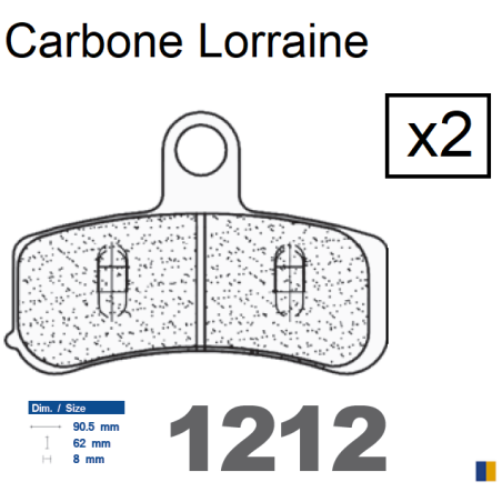 CL front brake pads Harley Davidson 1584 Softail Custom FXSTC 2008-2010