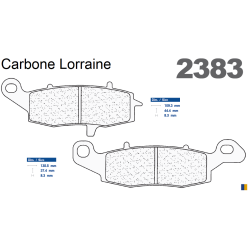 Plaquettes de frein Carbone Lorraine type 2383 XBK5
