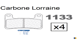 Carbone Lorraine front brake pads - Kawasaki Z1000 SX 2011-2019