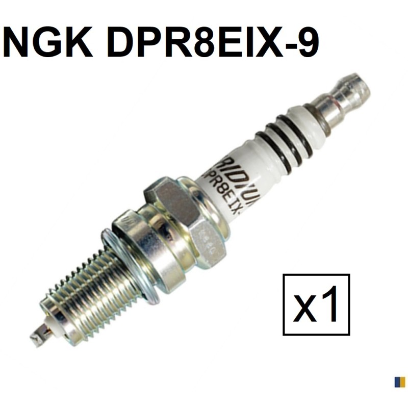 Spark plug NGK iridium DPR8EIX-9 - Honda XLR 125 RW 1998-2002