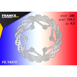 Rear wave brake disc F.E. - Yamaha 125 / 250 YZ 2022