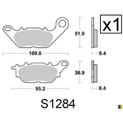 Plaquettes de frein Kyoto semi-métal type S1284
