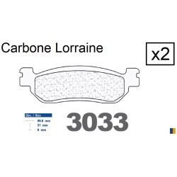 Plaquettes de frein Carbone Lorraine type 3033 MSC