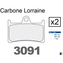 Brake pads Carbone Lorraine type 3091 MSC