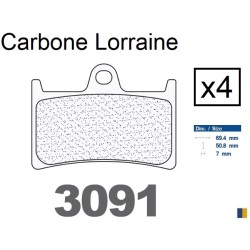 Carbone Lorraine front brake pads - Yamaha XP 530 T-Max /ABS 2012-2016