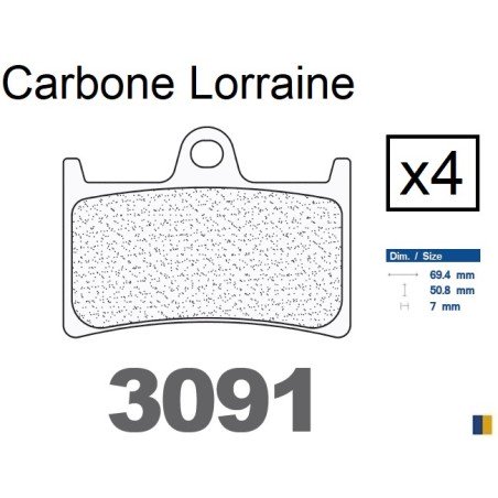 Plaquettes CL de frein avant - Yamaha XP 530 T-Max /ABS 2012-2016