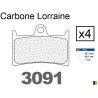 Carbone Lorraine front brake pads - Yamaha XP 530 T-Max /ABS 2012-2016