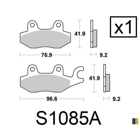 Brake pads Kyoto semi-metal type S1085A