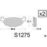 Rear brake pads Kyoto - MBK YP 400 Skyliner 2004-2013