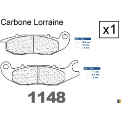 Brake pads Carbone Lorraine type 1148 XBK5