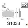 Plaquettes de frein Kyoto type S1033