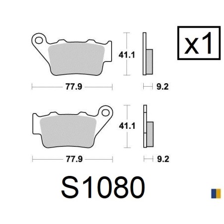 Kyoto rear brake pads - BMW S1000 RR HP4 2013-2014