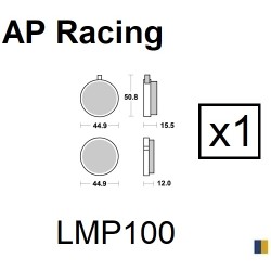Brake pads AP Racing type LMP100ST standard