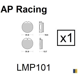 Plaquettes de frein AP Racing type LMP101ST standard