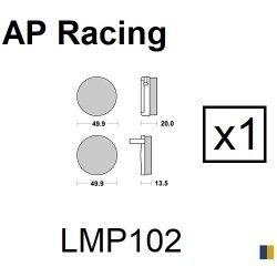 Plaquettes de frein AP Racing type LMP102ST standard