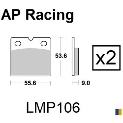 Plaquettes de frein AP Racing type LMP106ST standard