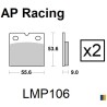 Brake pads AP Racing type LMP106TRR road racing