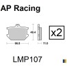 Brake pads AP Racing type LMP107ST standard