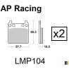 Brake pads AP Racing type LMP109ST standard
