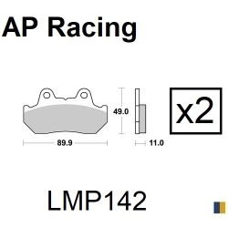 Plaquettes de frein AP Racing type LMP142SF supersport