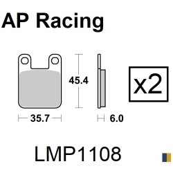 Brake pads AP Racing type LMP1108SC scooter
