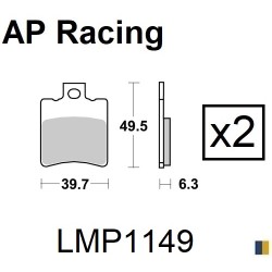 Brake pads AP Racing type LMP1149SC scooter