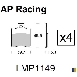 AP Racing front brake pads - Quadro 3D 350 D 2012-2015